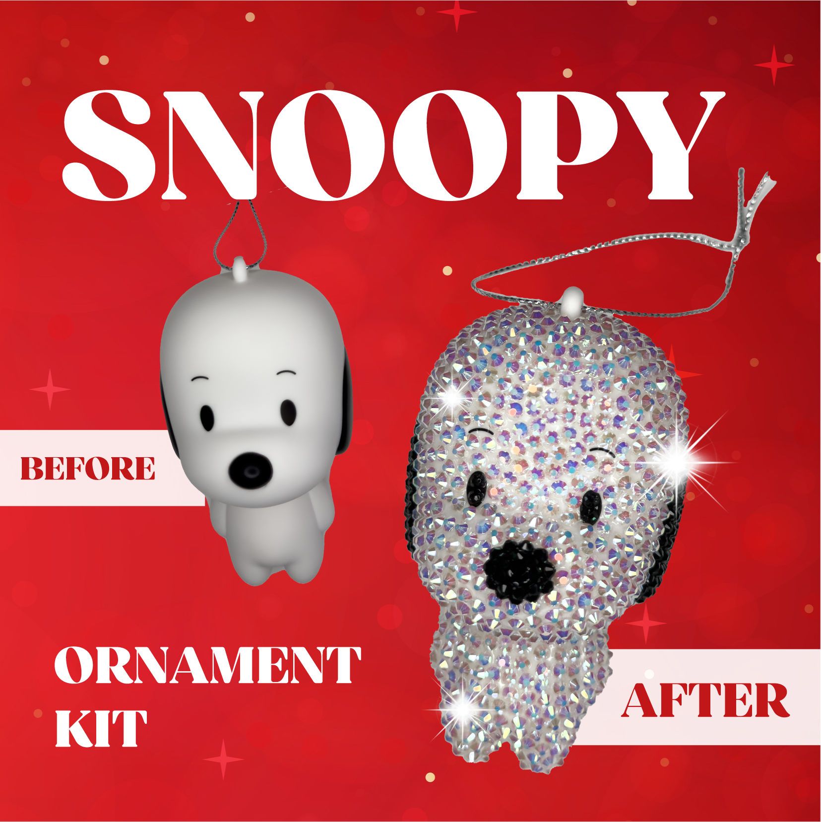 小物 WESTRIDE rhinestone PEANUTS STUDSBELT 32 Snoopy Bedazzling Kit – Mikaela Luv