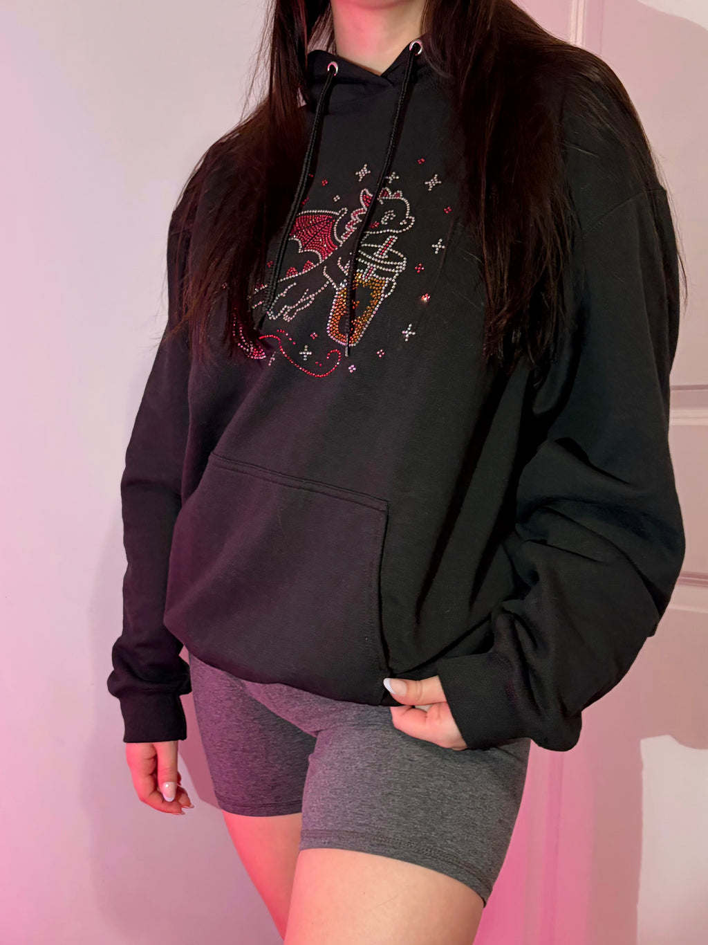Bedazzled Dragon Coffee Run Hoodie
