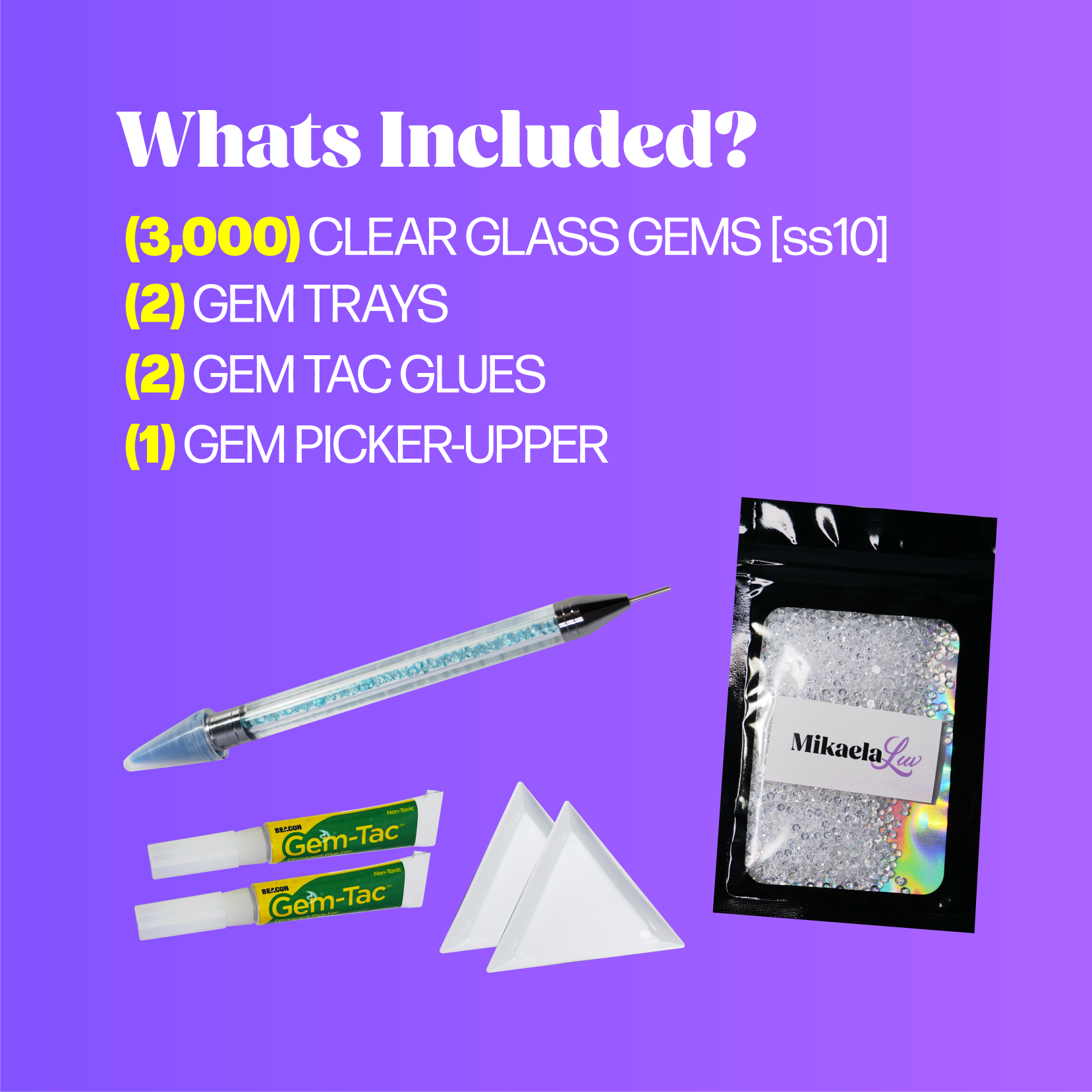 Small Universal Makeup Bedazzling Kit image 1
