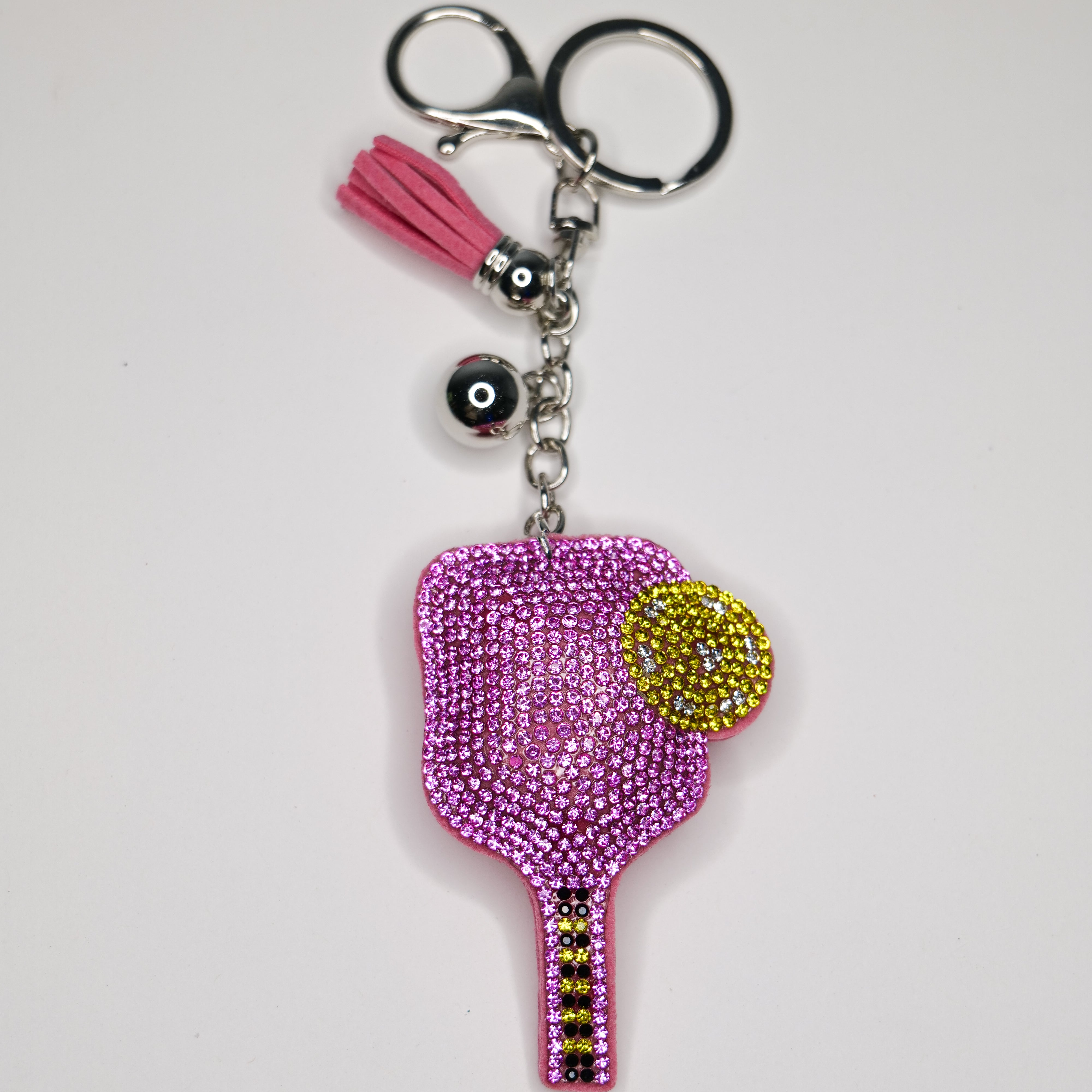 アクセサリー kirayuna Bedazzled Pickleball Paddle Keychain – Mikaela Luv