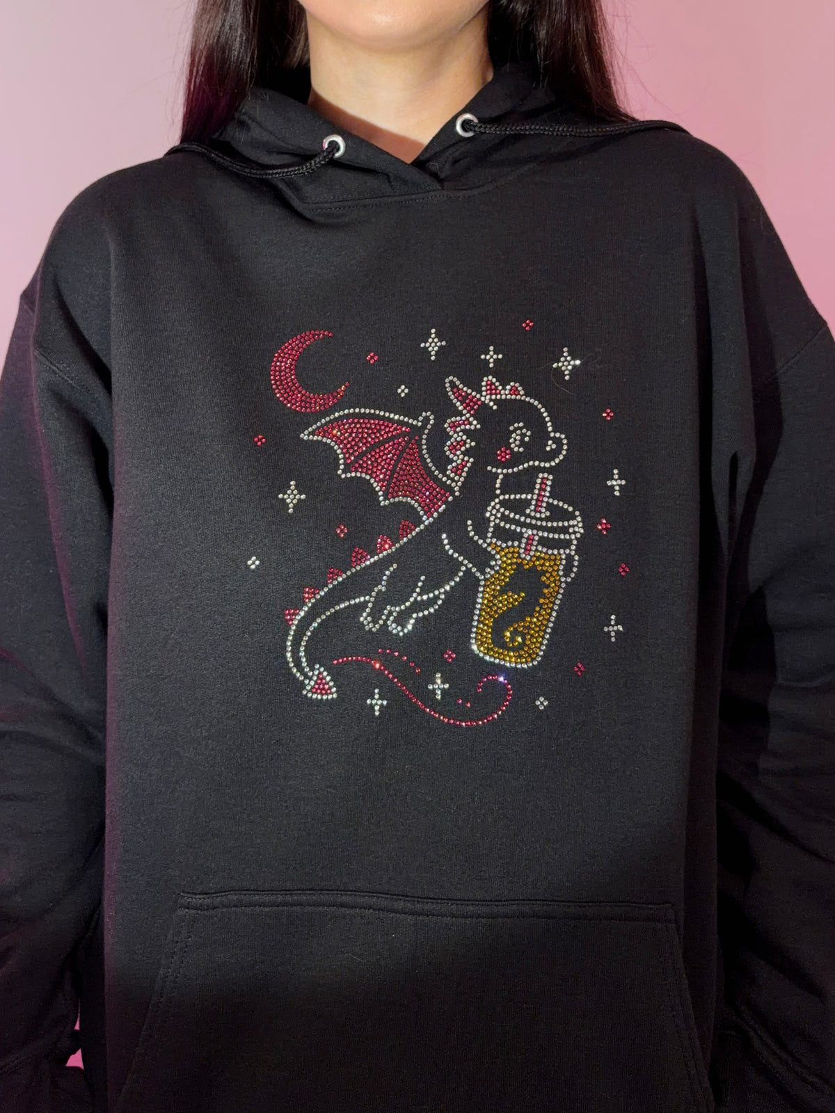 Bedazzled Dragon Coffee Run Hoodie
