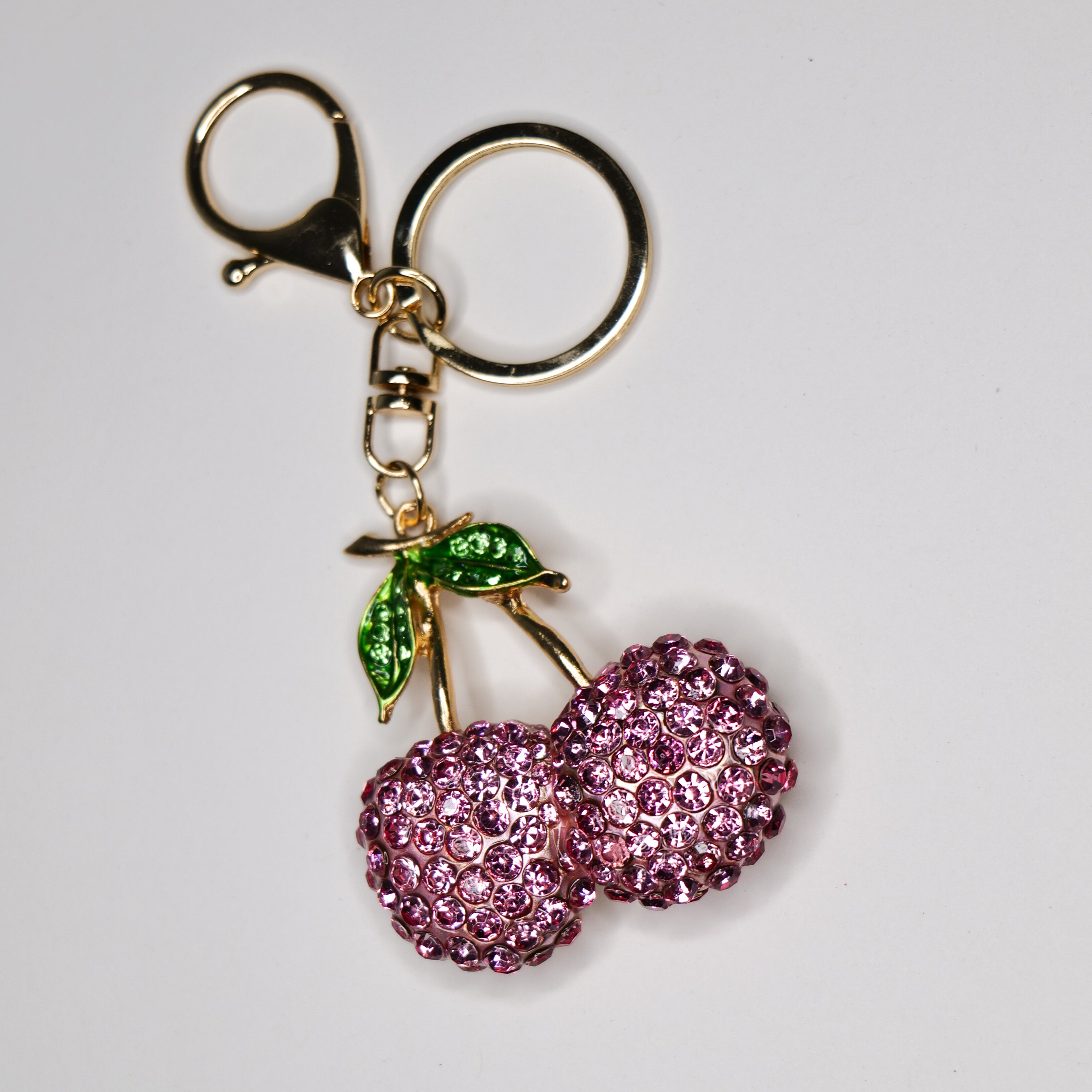 Bedazzled Cherry Keychain – Mikaela Luv