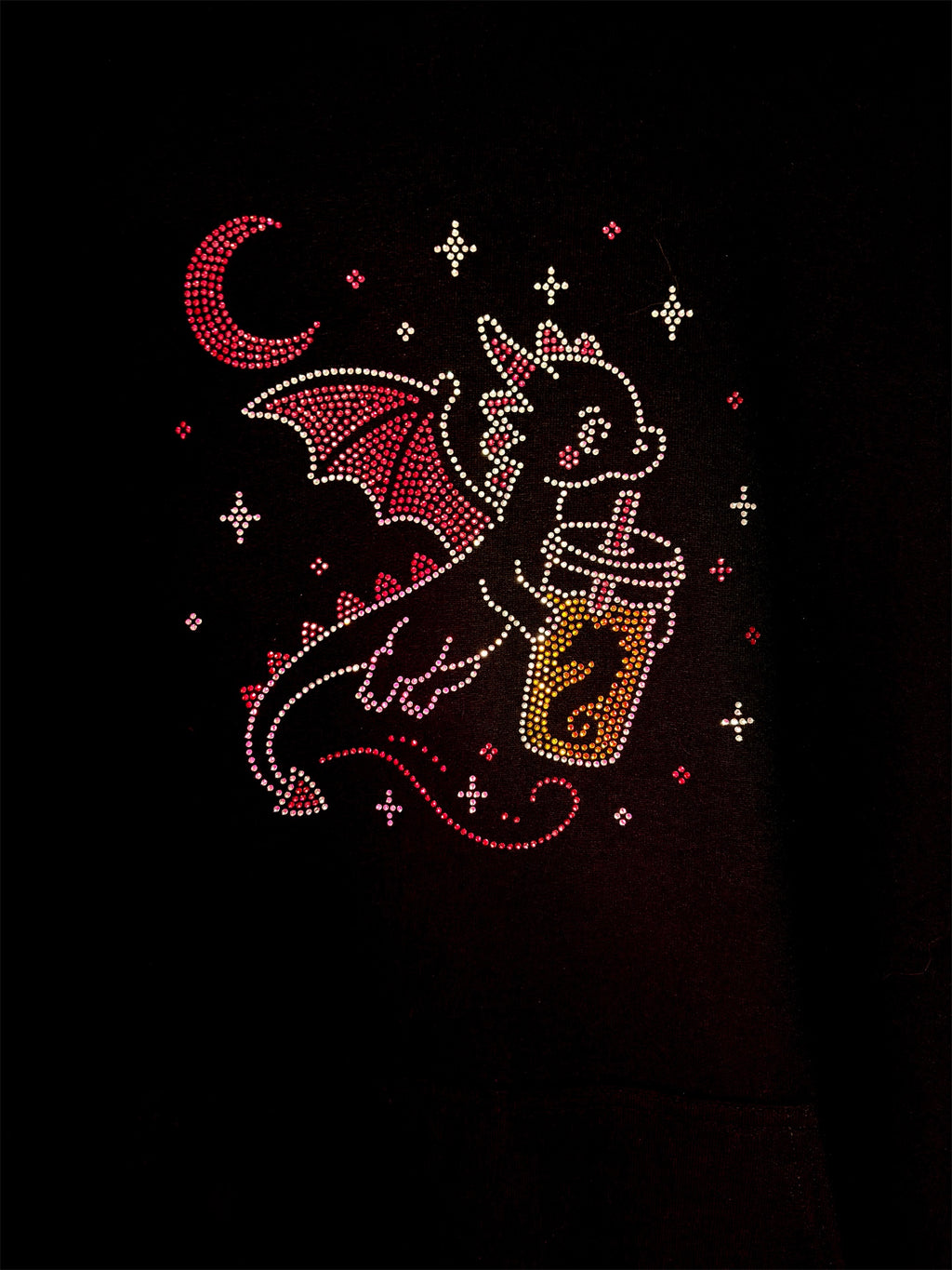 Bedazzled Dragon Coffee Run Hoodie