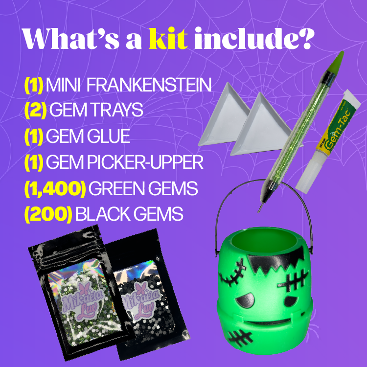 Mini Frankenstein Bedazzling Kit