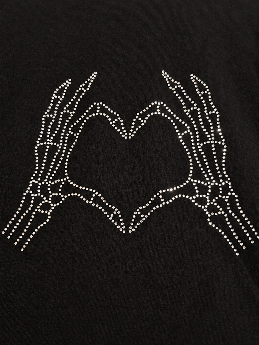Bedazzled Skelton Heart