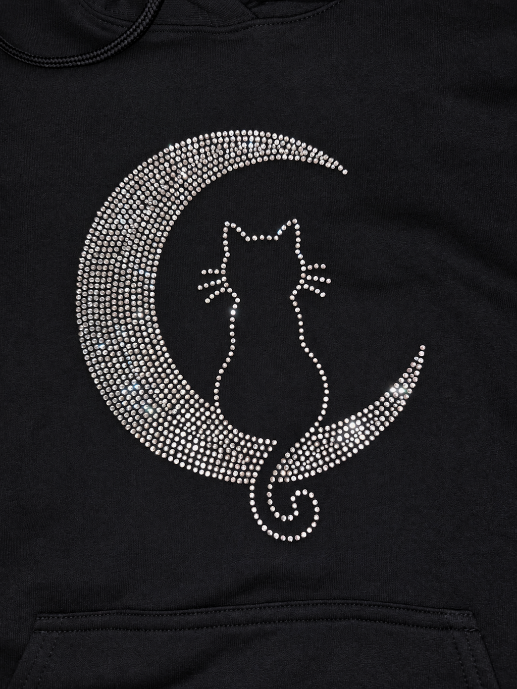 Bedazzled Cat & Moon