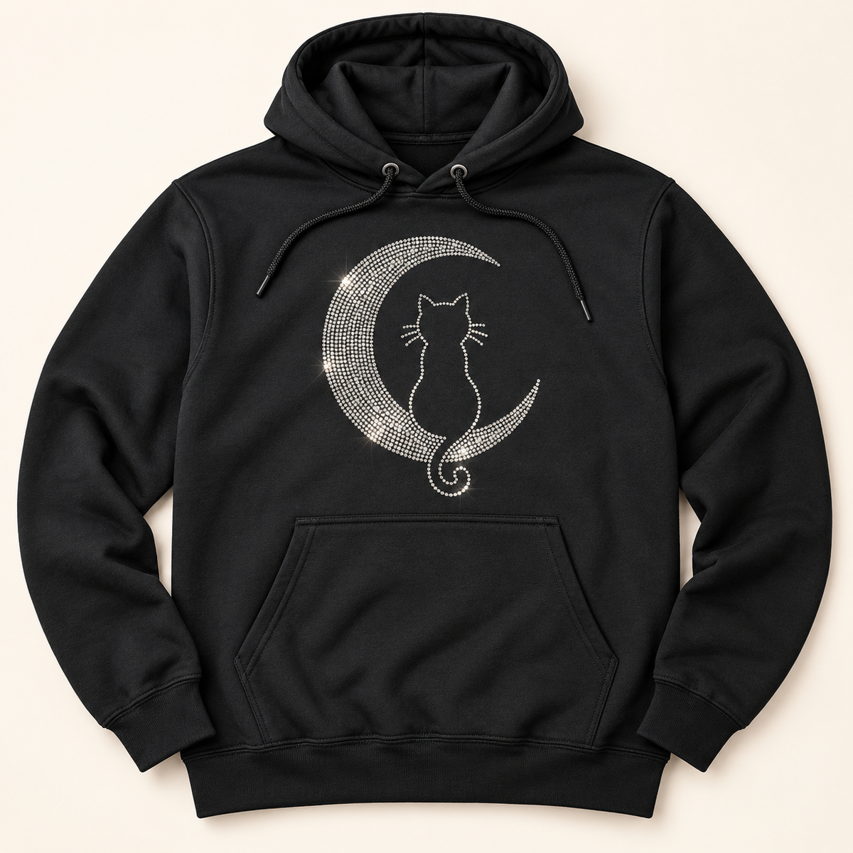 Bedazzled Cat & Moon