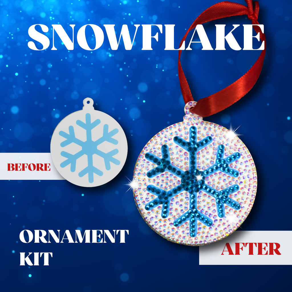 Snowflake Ornament Bedazzling Kit