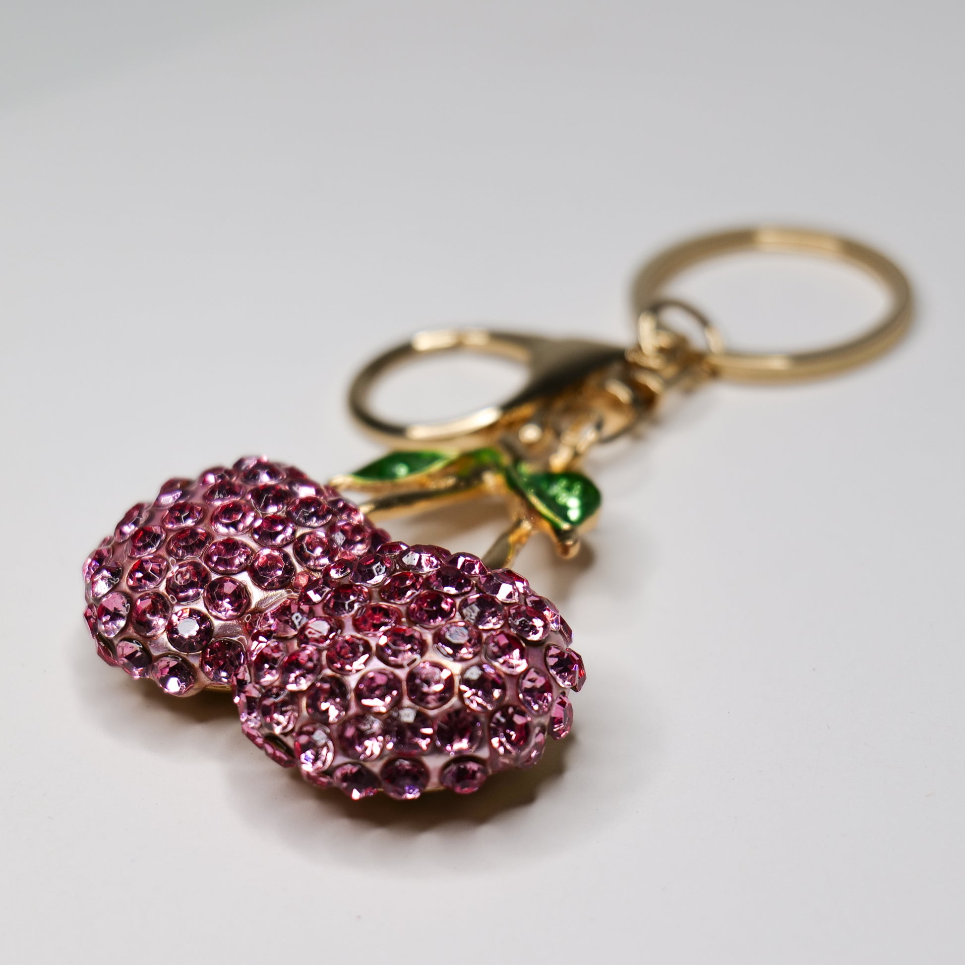 Bedazzled Cherry Keychain image 4