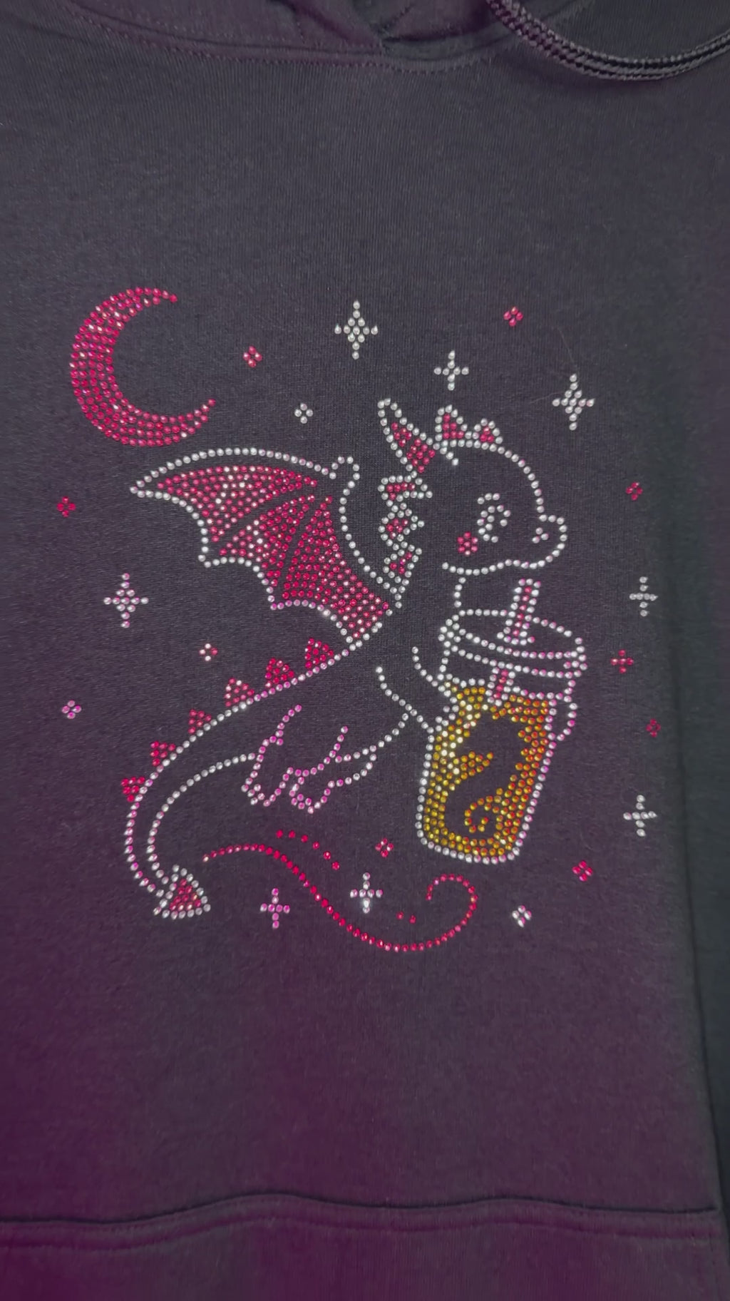 Bedazzled Dragon Coffee Run Hoodie